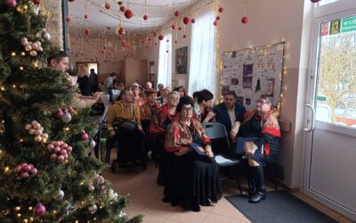 Noworoczne kolędowanie w naszym Domu.